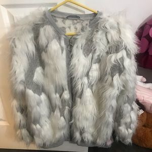 Zara fur jacket